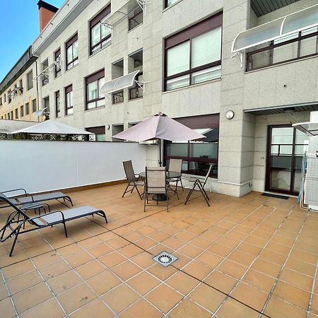 Estudio Centrico 1 Con Terraza Y Parking Privado Ourense Ngoại thất bức ảnh
