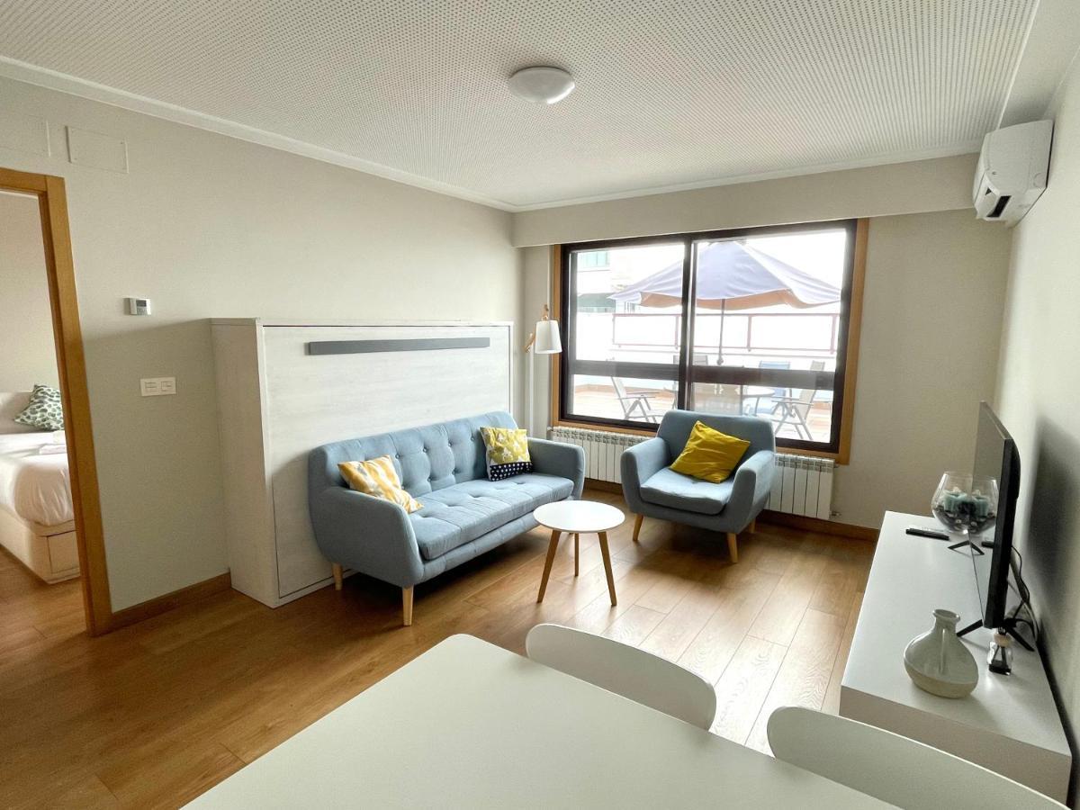 Estudio Centrico 1 Con Terraza Y Parking Privado Ourense Ngoại thất bức ảnh