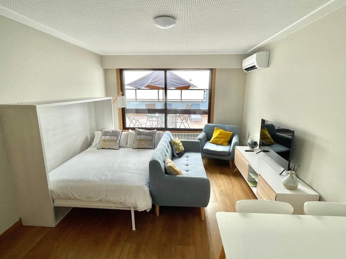 Estudio Centrico 1 Con Terraza Y Parking Privado Ourense Ngoại thất bức ảnh